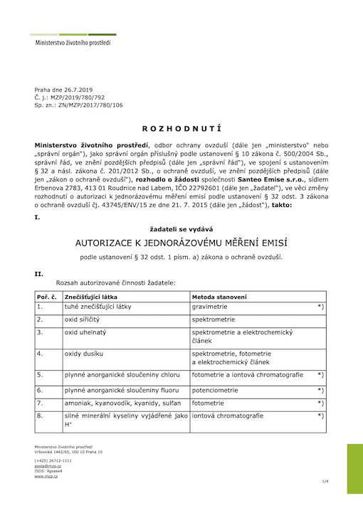 Rozhodnutí o autorizaci